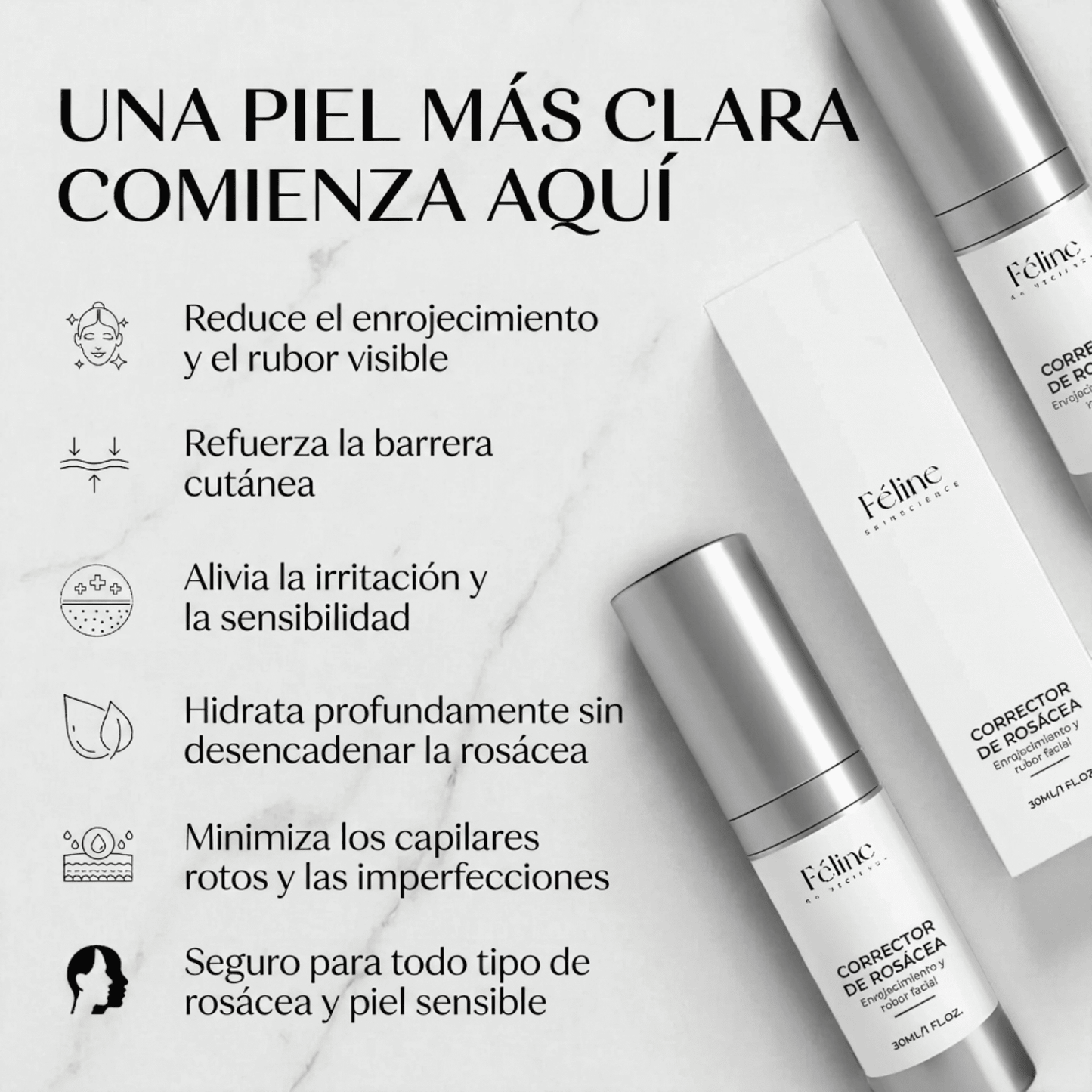 Corrector de Rosácea